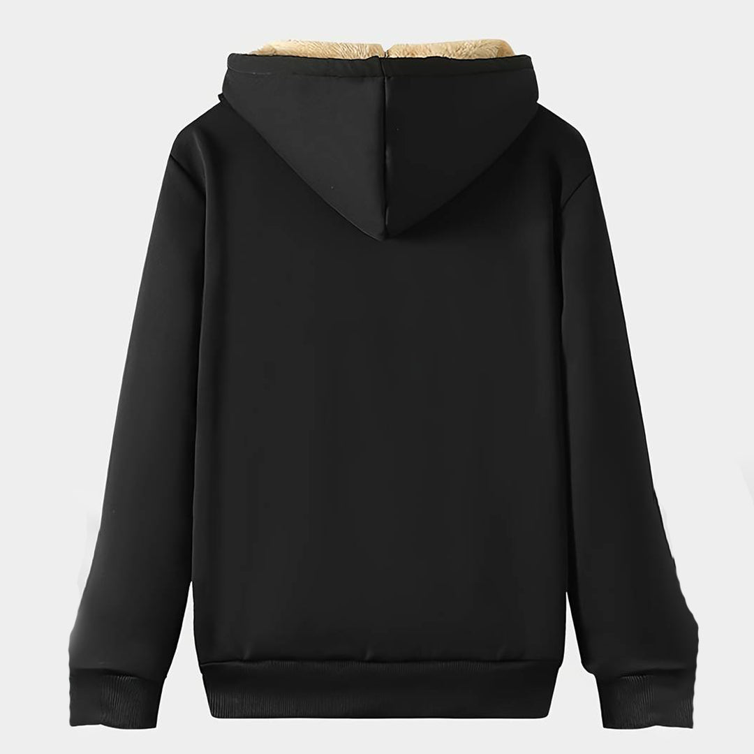 Kapuzen-Jogger-Set | Zip-Up | Fell gefüttert | Zweiteiliges Set | Herrenbekleidung