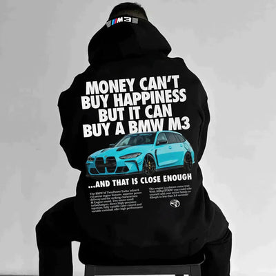 Kapuzenpullover | Auto-Print | Warm | Oversized-Kapuzenpullover | Herrenbekleidung