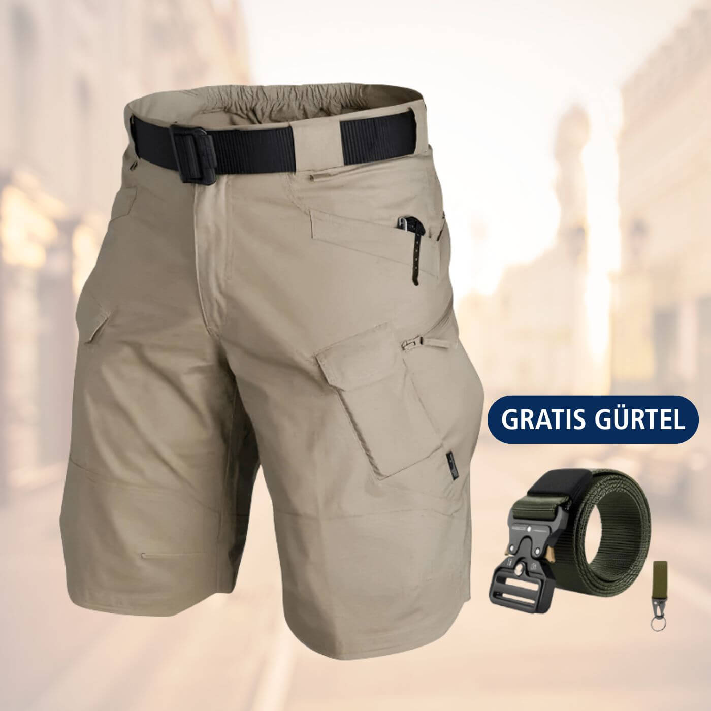 Karl – Cargoshorts mit Mehreren Taschen