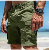 Bruno | Herren Outdoor Utility Cargo Shorts mit Taschen – Grün