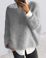 Sophie | Leichter Und Vielseitiger Strickpullover Für Damen – Grau