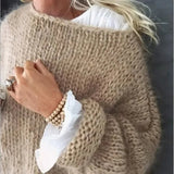 Sophie | Leichter Und Vielseitiger Strickpullover Für Damen – Khaki