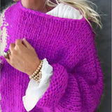 Sophie | Leichter Und Vielseitiger Strickpullover Für Damen – Lila