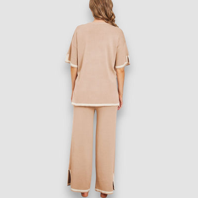 Esme | Edles elastisches Strick-Lounge-Set