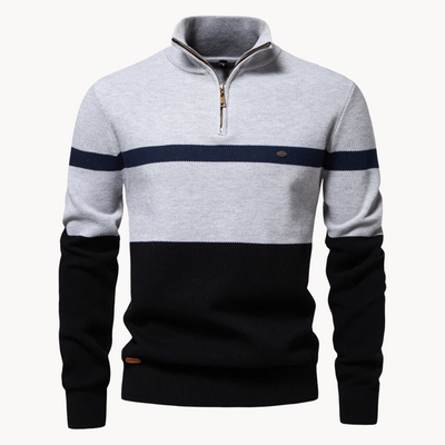 Klassischer Baumwollpullover mit zeitlosem Stil