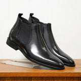 Knöchelhoher Schlupfstiefel - Domenik – Schwarz