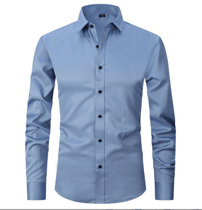 Knopfhemd | Langarm | Schmaler Schnitt | Hemd | Bügelfreies Hemd für Männer
