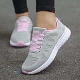 Komfortschuhe Damen | Orthopädische Unterstützung & Stoßdämpfend | Sneaker – Grau