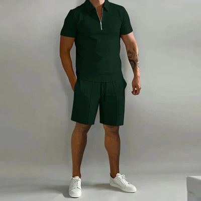 Koordinationsset | Zweiteiler | Kurzarm | Shorts-Set | Herrenbekleidung
