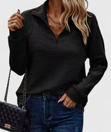 Sophie | Eleganter Und Wärmender Winterpullover Für Damen – Schwarz