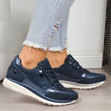 Orthopädische Sneaker für Damen mit Fußgewölbestütze – Dunkelblau