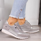 Orthopädische Sneaker für Damen mit Fußgewölbestütze – Grau