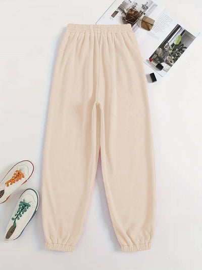 Bequemer Damen-Pullover mit Rundhals und Jogginghosenkleid | Warmes Set für Herbst und Winter