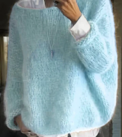 Damen Oversize Strickpullover | Weich & Kuschelig