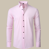 Langarm Hemd Herren | Klassischer Schnitt & Business-Look – Rosa