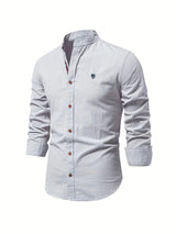 Langarm Hemd Herren | Zeitloser Look & hoher Tragekomfort – Grau