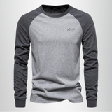 Langarm T-Shirt Herren | Wärmender Komfort & Raglan-Style – Grau