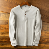 Langarmhemd Herren | Knopfleiste & Zeitloser Look – Grau