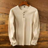 Langarmhemd Herren | Knopfleiste & Zeitloser Look – Beige