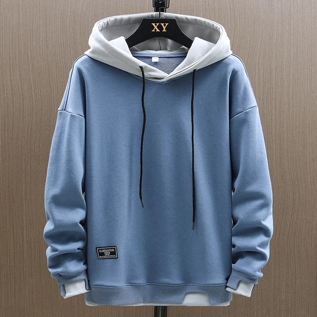 Lässiger Colorblock Hoodie für Stilbewusste