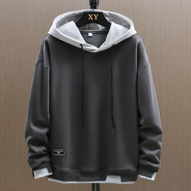 Lässiger Colorblock Hoodie für Stilbewusste
