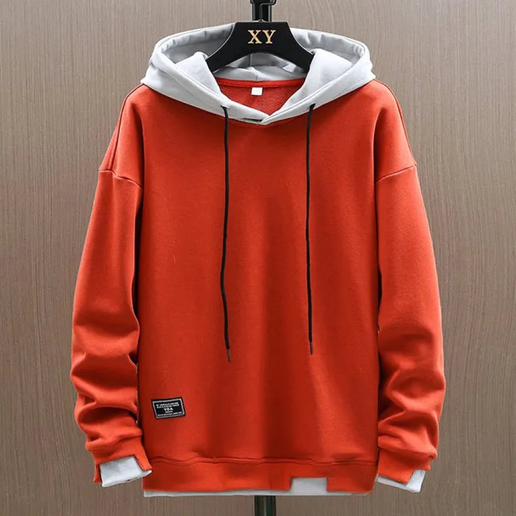 Lässiger Colorblock Hoodie für Stilbewusste