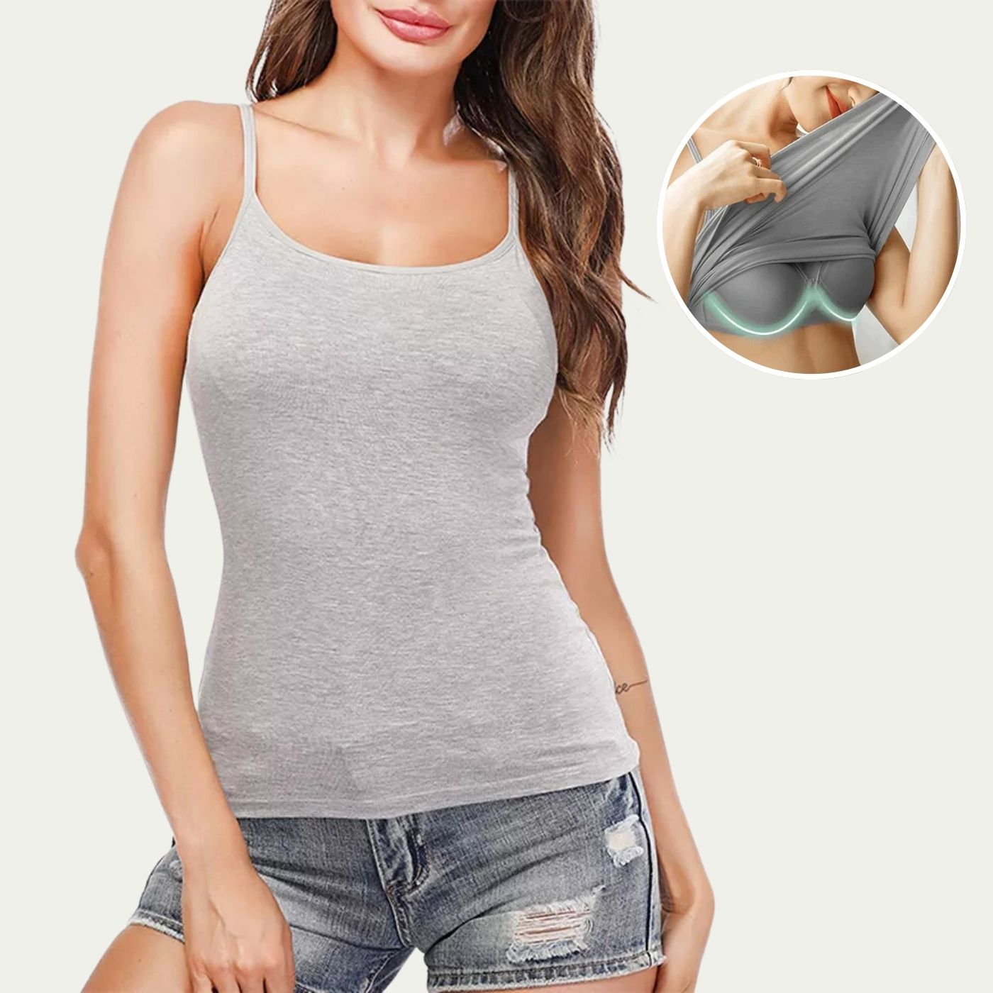 Lea – Figurformendes Tanktop mit Polsterung