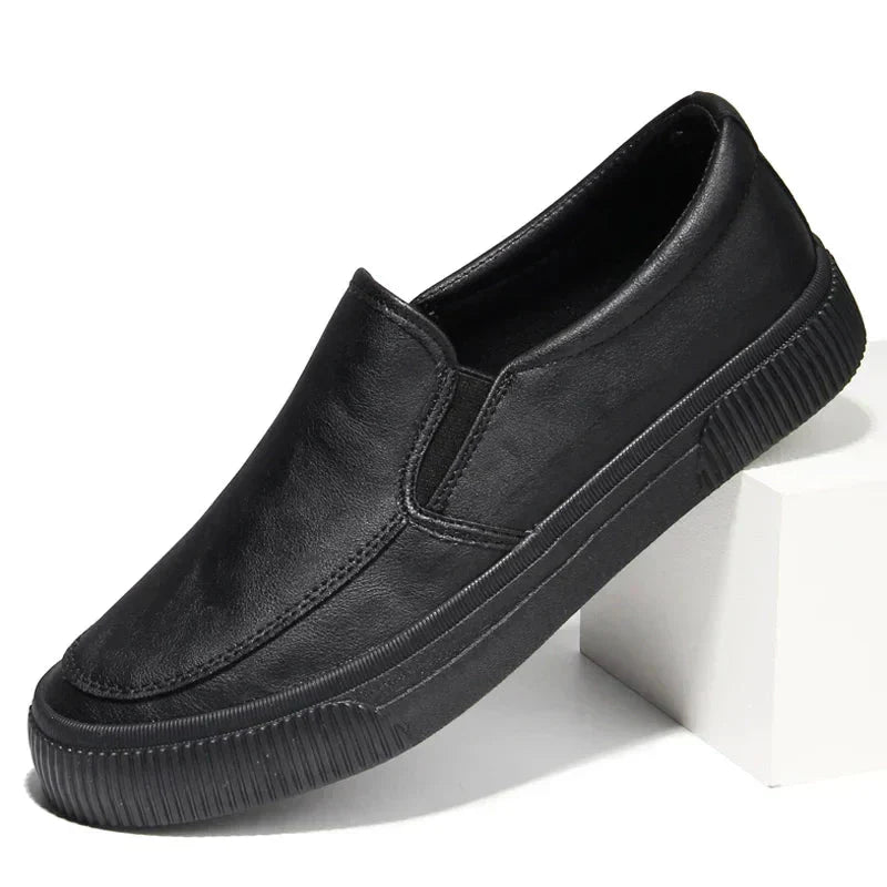 Lederschuhe - Bequeme Herren-Schuhe mit Gummisohle