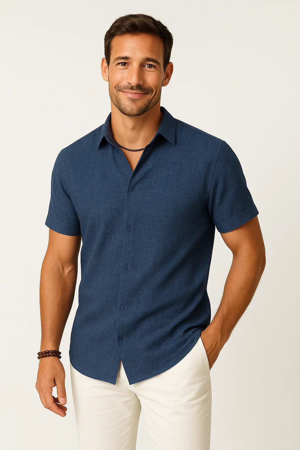 Leichtes Herren Kurzarmhemd