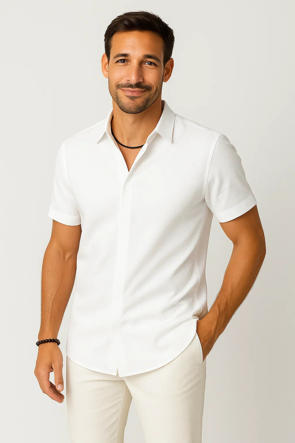 Leichtes Herren Kurzarmhemd