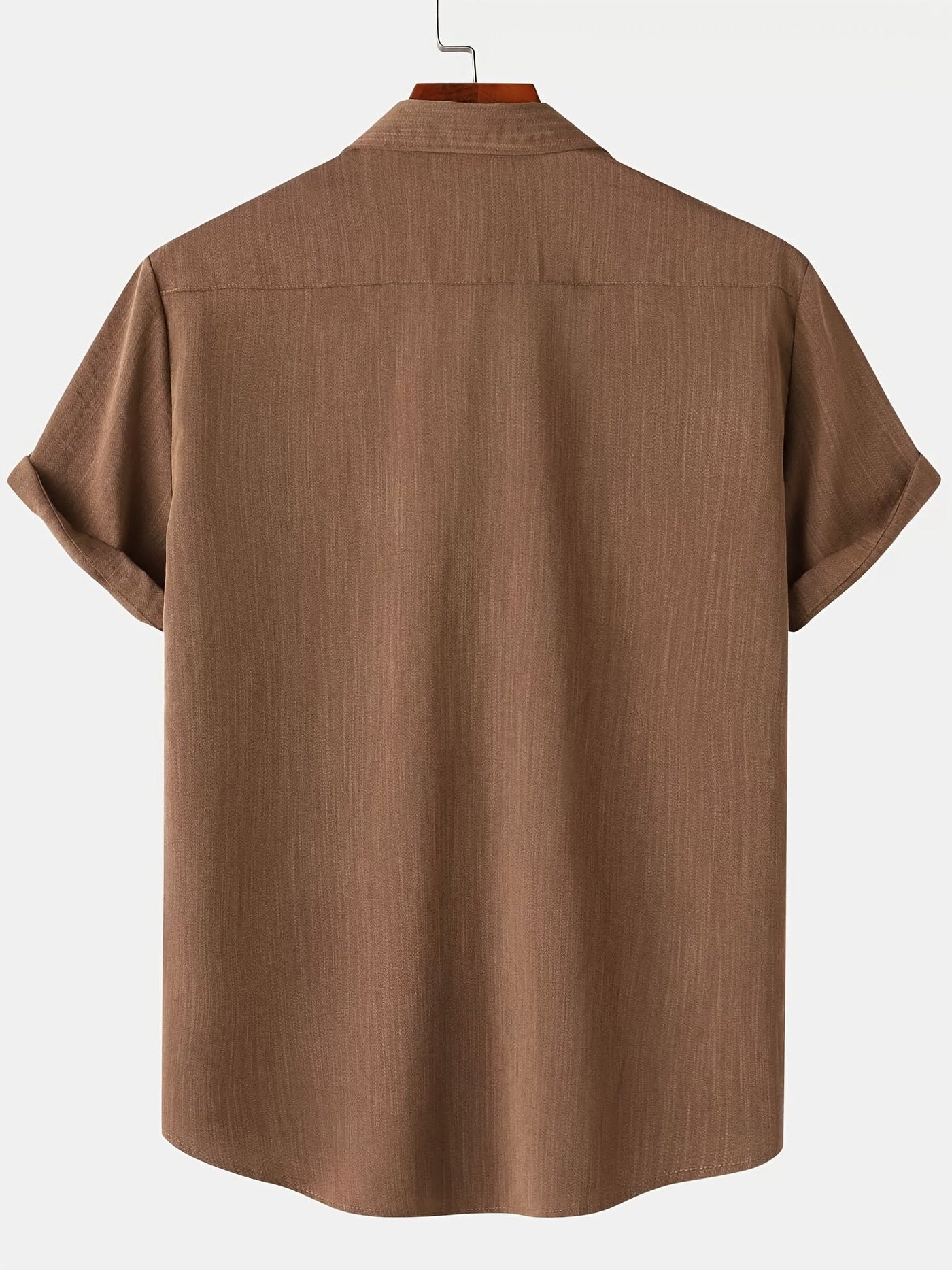 Leinenhemd - Kurzarm - Button-Up - Sommerhemd - Herrenhemden