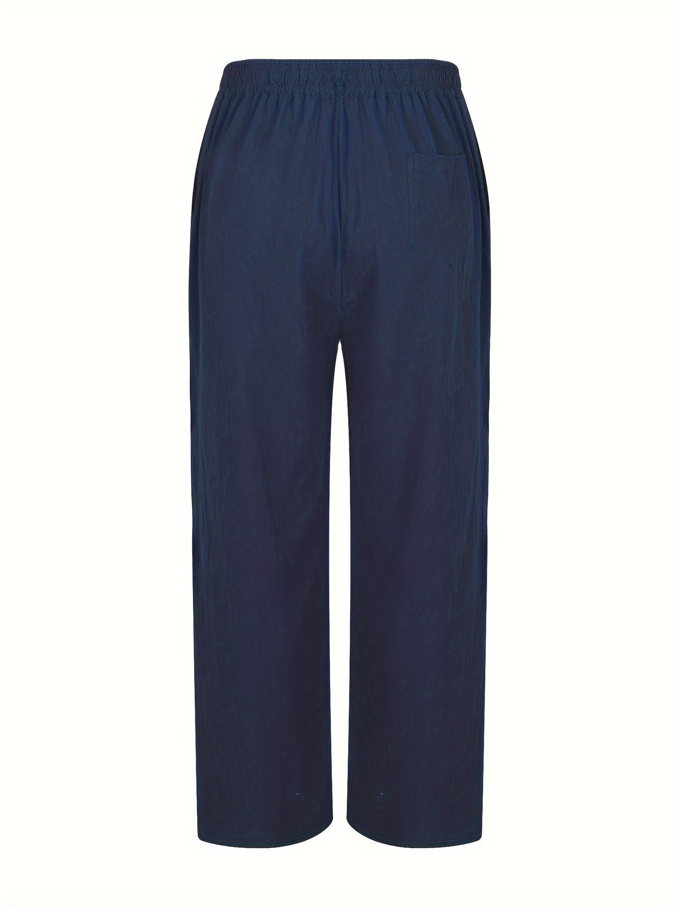 Leinenhose | Elastischer Bund | Kordelzug | Locker sitzende Hose | Herrenhose