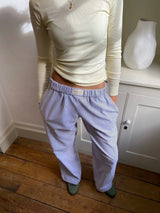Marie | Lounge-Hose Damen stilvoll und bequem geschnitten – Dunkelblau