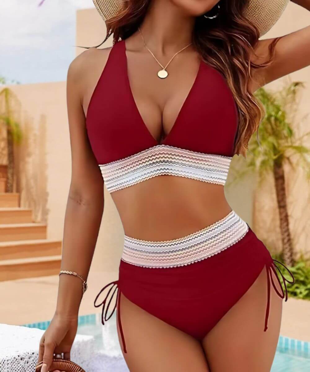 Liora™ – Hohe Bikinihose mit Bauchkontrolle