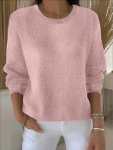 Lena | Eleganter Und Warmer Pullover Für Damen – Rosa