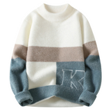Lozenda - Pullover aus Wolle für Männer – Weiß
