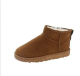 Lozenda - Stylische Stiefelette mit Fellfutter für Damen – Braun