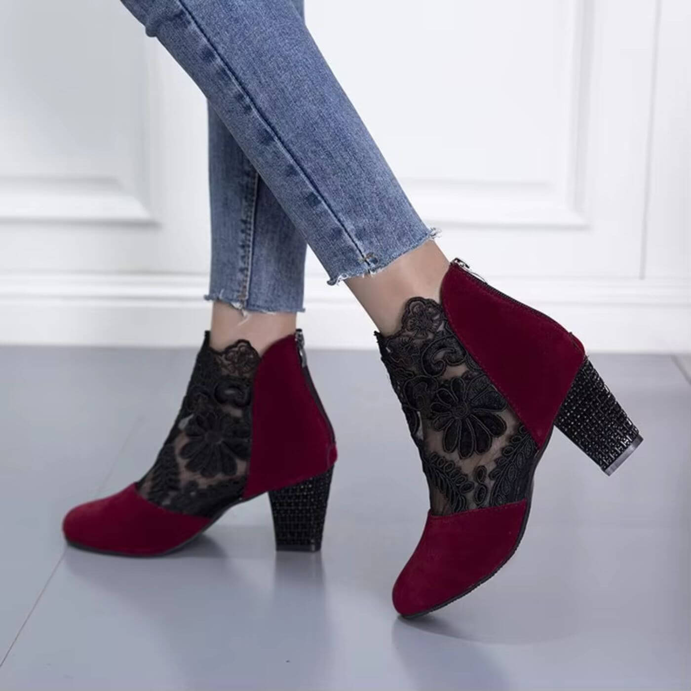 Lucia™ – Stiefeletten mit Blockabsatz