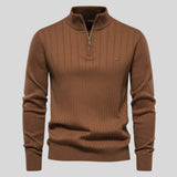 Marco | Herrenpullover stilvoll aus feinem Strick – Braun