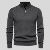 Marco | Herrenpullover stilvoll aus feinem Strick – Grau