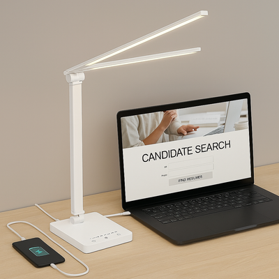 Luméno | Verstellbare, faltbare LED-Schreibtischlampe