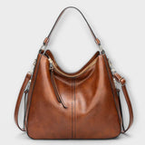 Elke | Damen-Schultertasche mit klassischer Eleganz – Braun