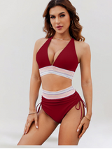 Amelie | Stilvolles Bikini Set Damen Look – Rot
