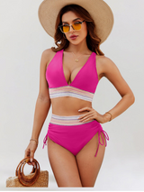 Amelie | Stilvolles Bikini Set Damen Look – Rosa