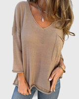Michelle | Luftiges Und Stilvolles Pullover-Top Für Damen – Khaki