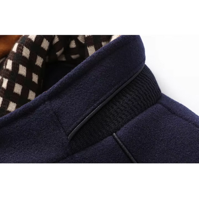 Herren Wintermantel - Warm & Stilvoll mit Stehkragen