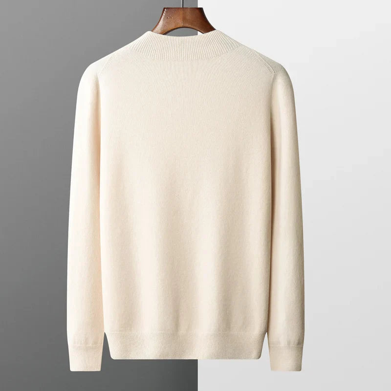 Herren Wollpullover aus Merinwolle Premium Strick
