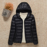 Hannelora - ultraleichte Pufferjacke – Schwarz