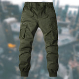 Männer Cargohose | Cargo Pants Herren | Zipper-Taschen & sicherer Sitz – Grün