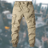 Männer Cargohose | Cargo Pants Herren | Zipper-Taschen & sicherer Sitz – Khaki